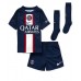 Paris Saint-Germain Sergio Ramos #4 babykläder Hemmatröja barn 2022-23 Korta ärmar (+ Korta byxor)